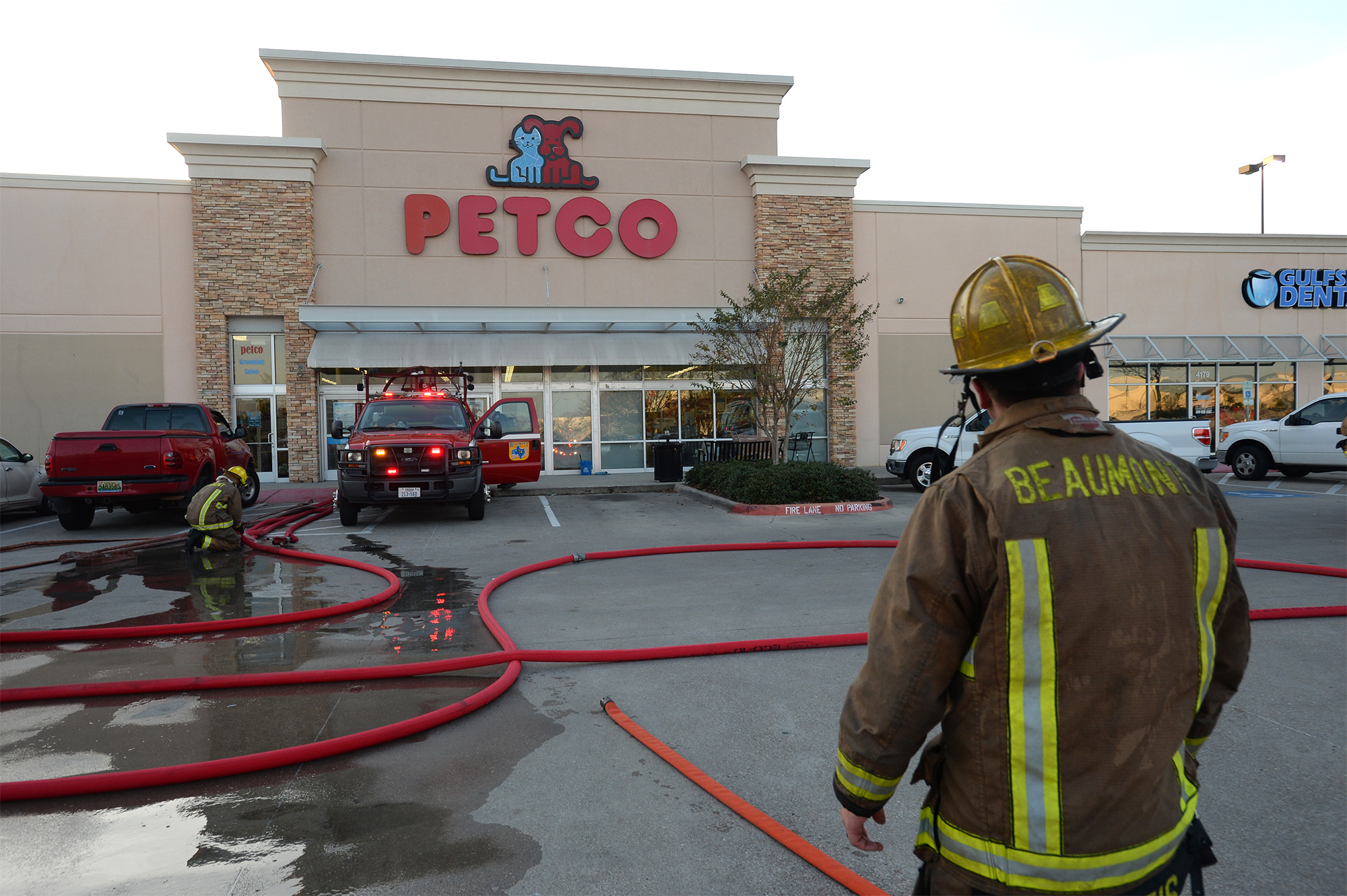 Trash can fire at Petco leads to animal evacuation