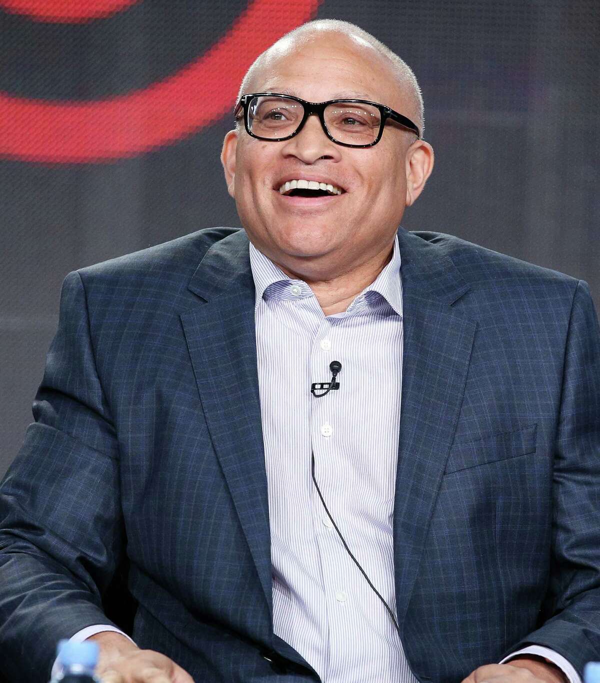 PASADENA, CA - JANUARY 10: Host Larry Wilmore speaks onstage during the Viacom Winter Television Critics Association (TCA) press tour at The Langham Huntington Hotel and Spa on January 10, 2015 in Pasadena, California. (Photo by Imeh Akpanudosen/Getty Images for Viacom)