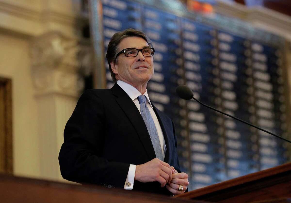 Texas Gov. Rick Perry delivered a farewell speech to a joint session of the Texas Legislature on Thursday, Jan. 15.