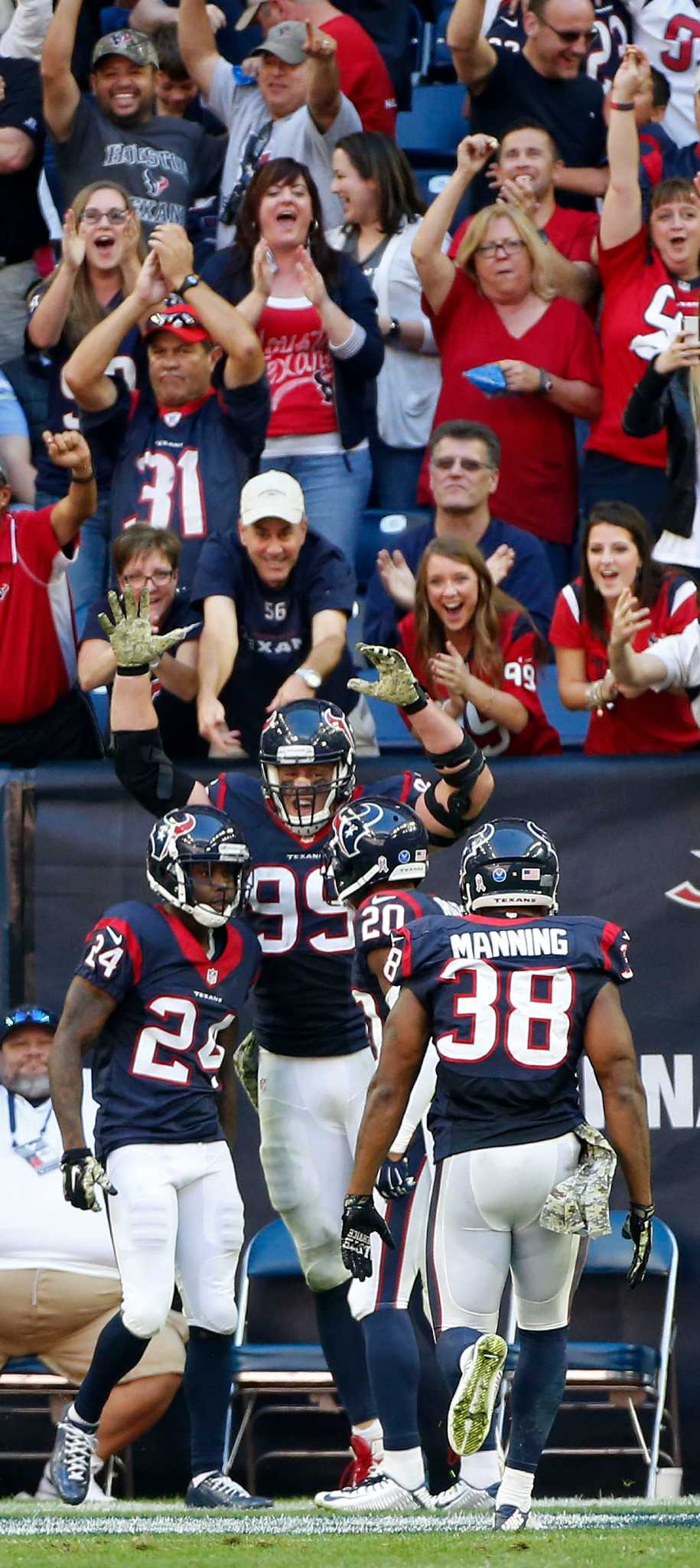 December 27, 2020: Houston Texans defensive end J.J. Watt (99) leaves the  field after an NFL football game between the Cincinnati Bengals and the Houston  Texans at NRG Stadium in Houston, TX.