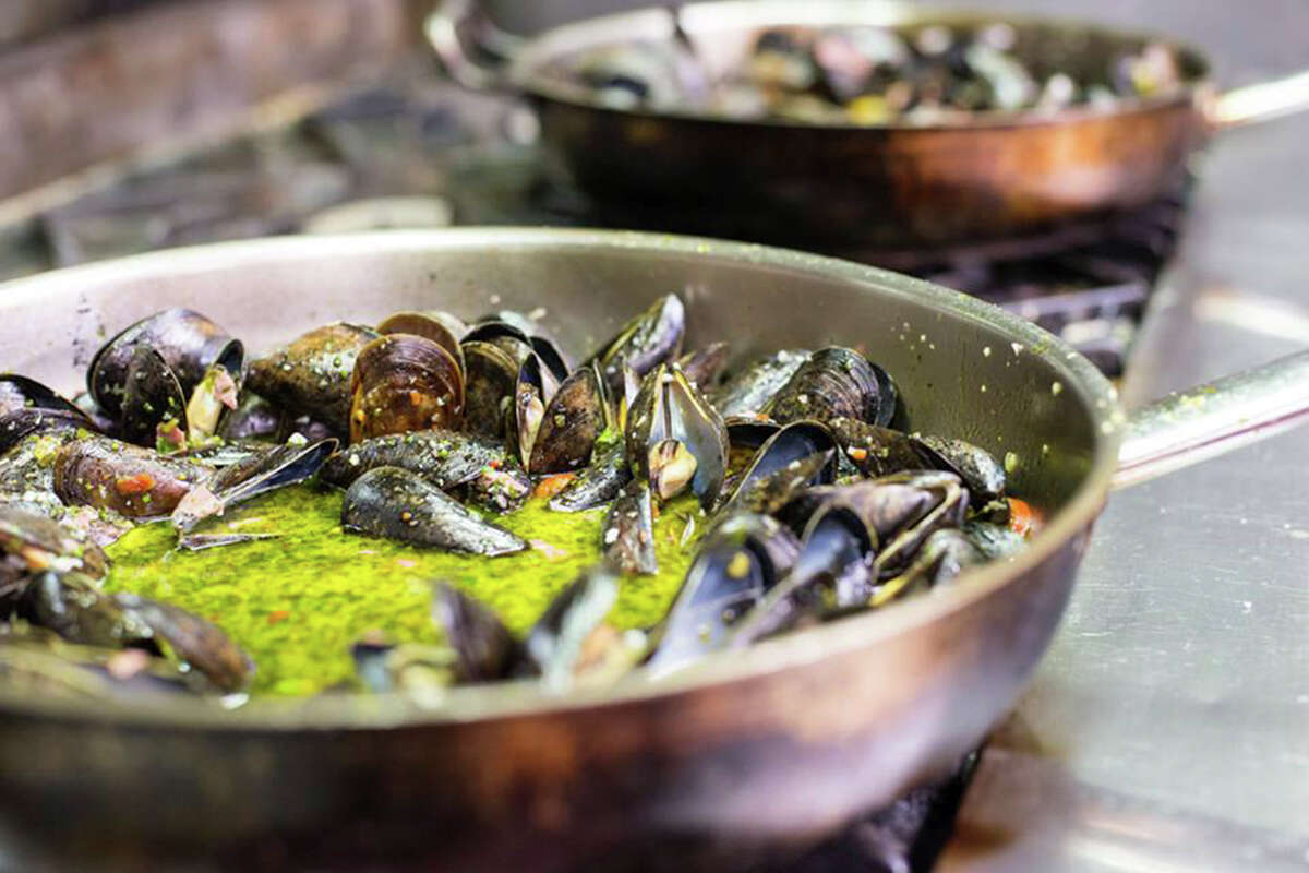 The $35 dinner option at Citrus includes P.E.I. mussels with housemade veal pastrami.