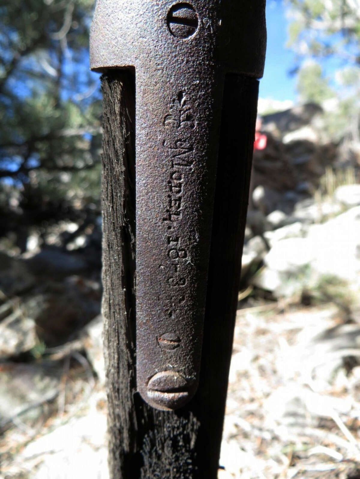 This is the rifle that was discovered propped against a juniper tree in Great Basin National Park.