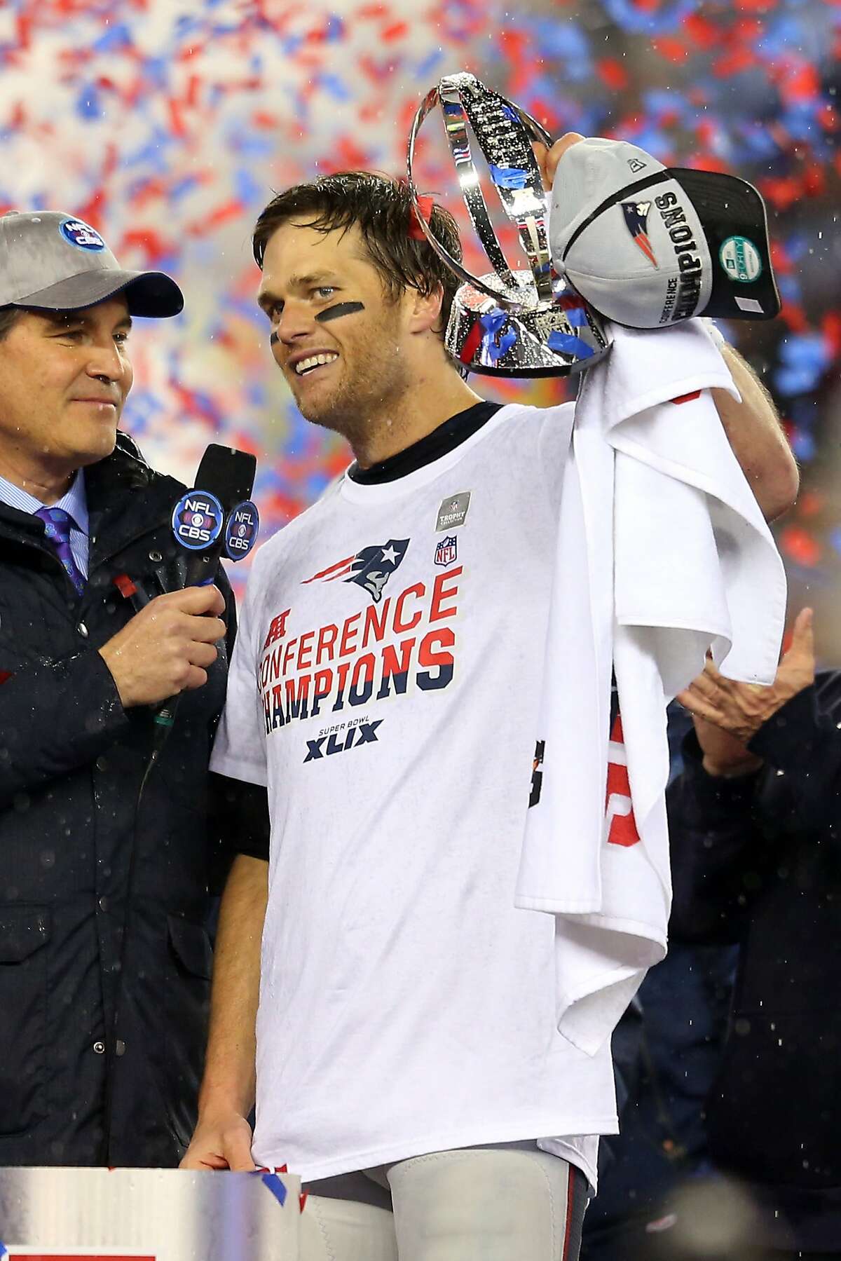 Patriots take AFC Championship over Colts 45-7 - CBS News