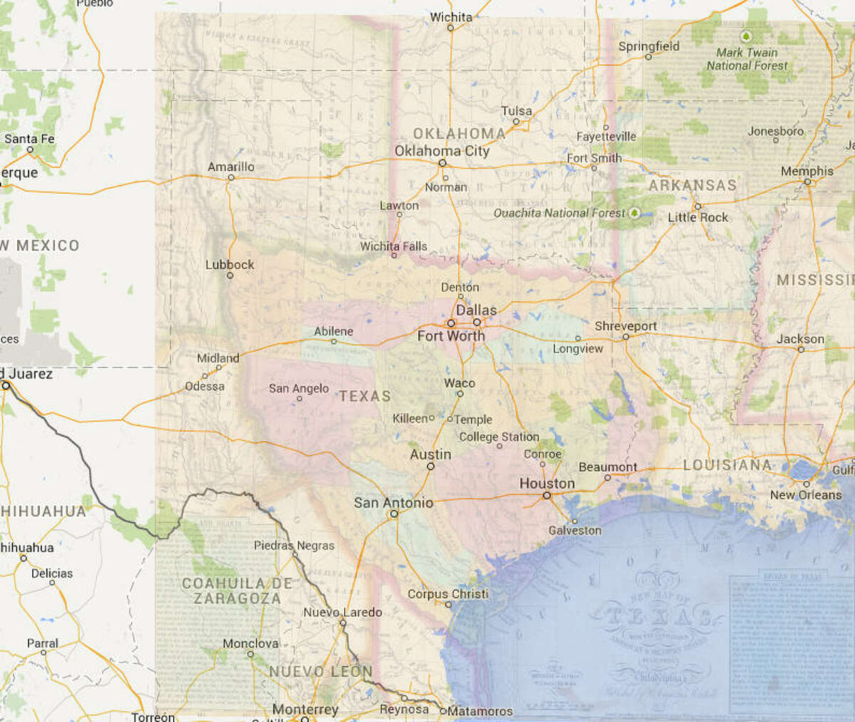 25 awesome maps that help explain Texas