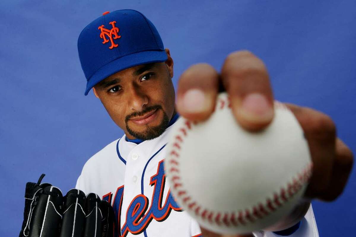 New York Mets outfielder Jason Bay #44 during a game against the