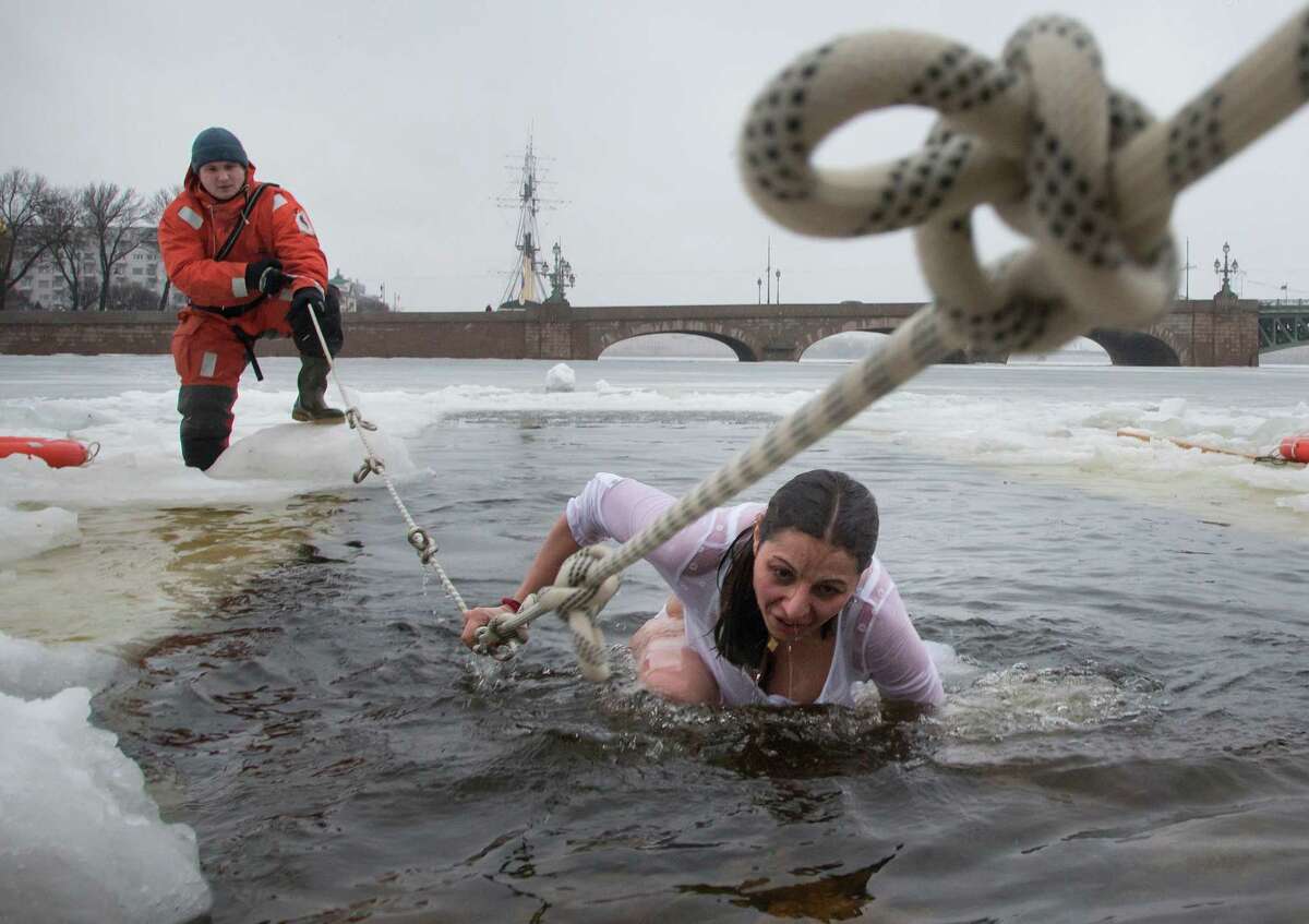 Orthodox Christians Observe Epiphany With Icy Dip