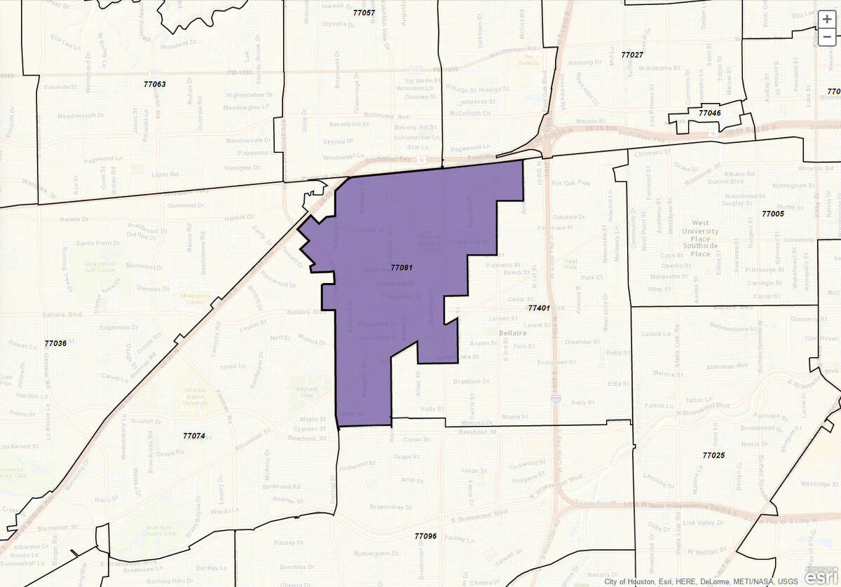 Where 20-somethings are living in Houston