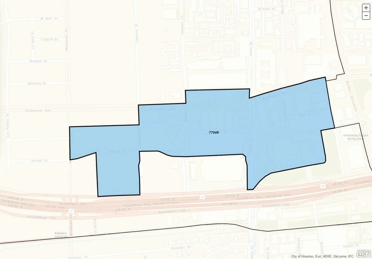 Where 20somethings are living in Houston