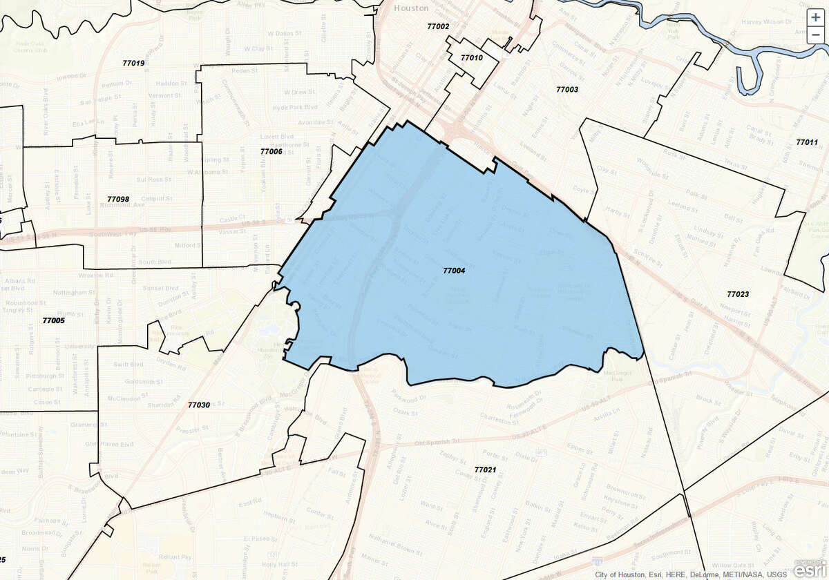 Where 20somethings are living in Houston