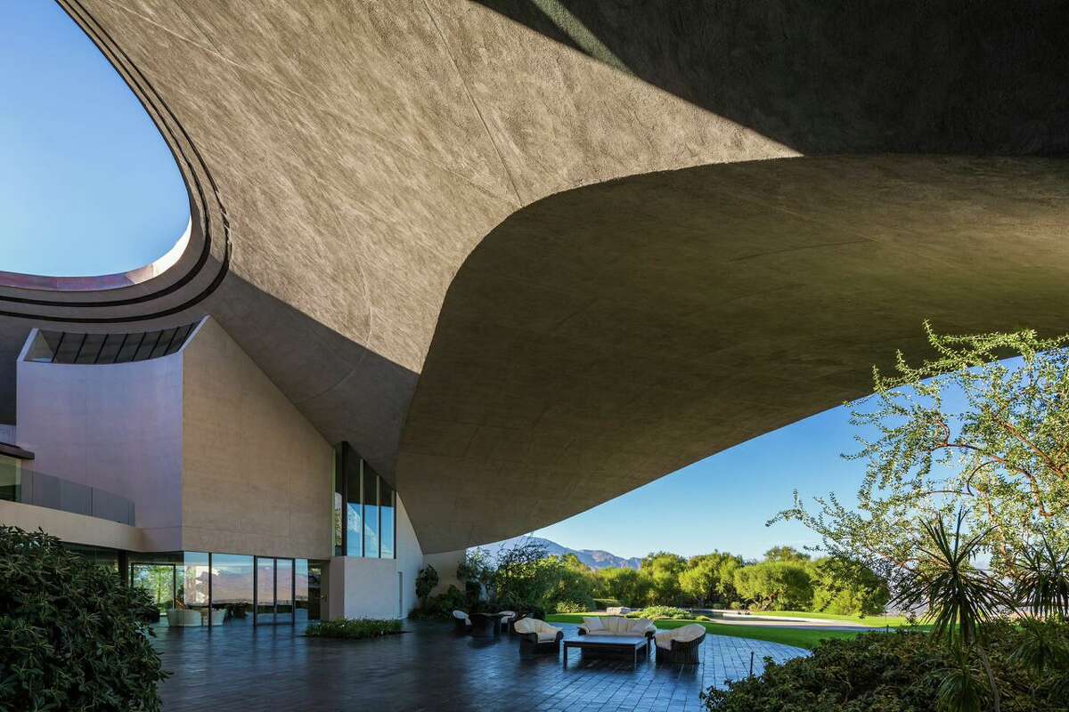 Price for Bob Hope's 'UFO House' cut in half