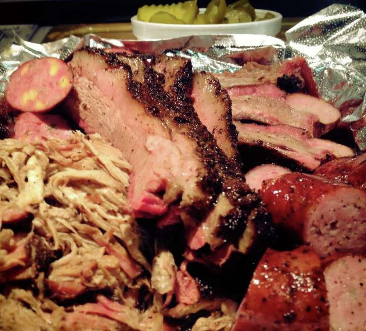 Various barbecue meats from B-Daddy's BBQ. Courtesy
