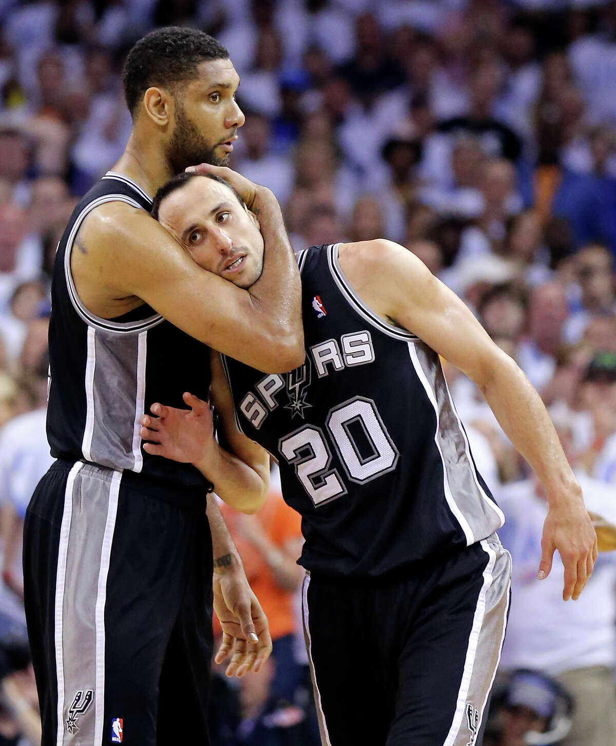 1. Hug it out with a friend, Timmy and Manu style