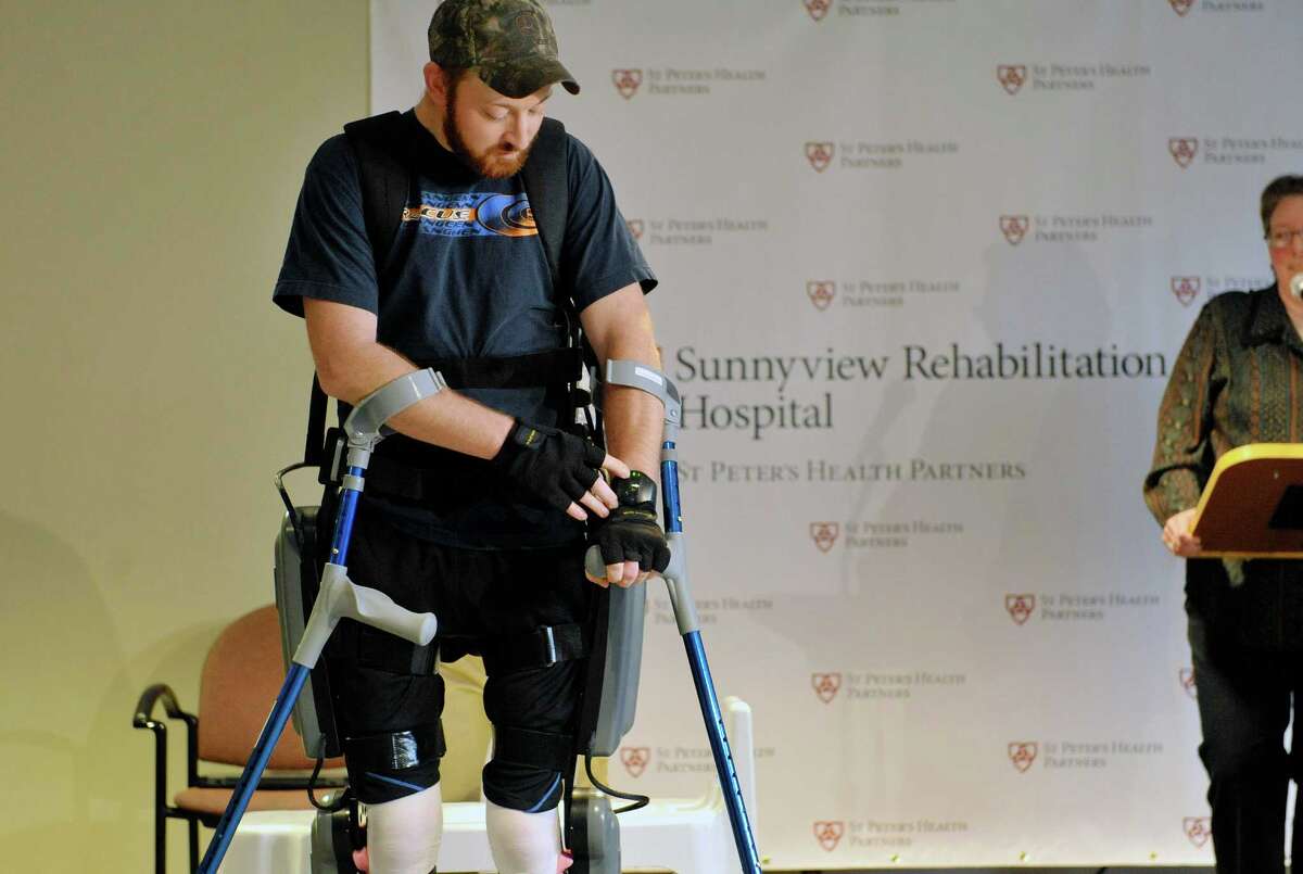 ReWalk robot at Sunnyview helps paraplegics walk again