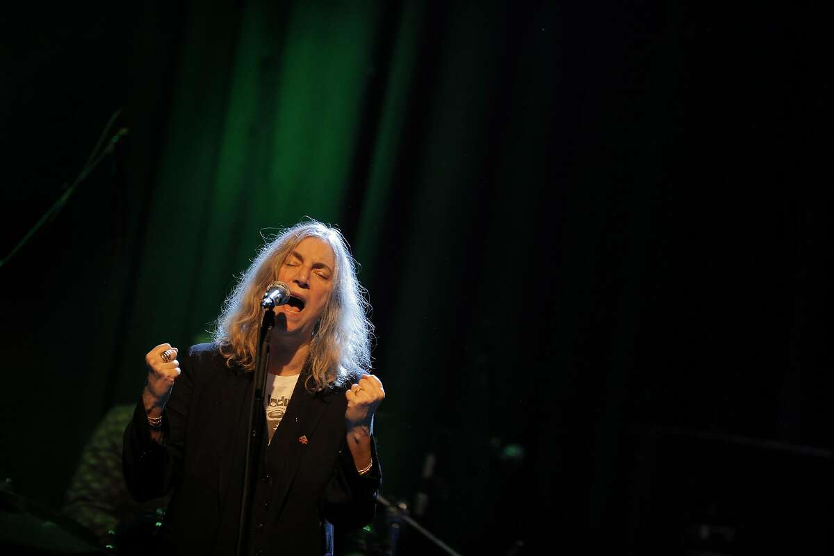 Patti Smith performs at the Fillmore in San Francisco, Calif., on Wednesday, January 21, 2015.