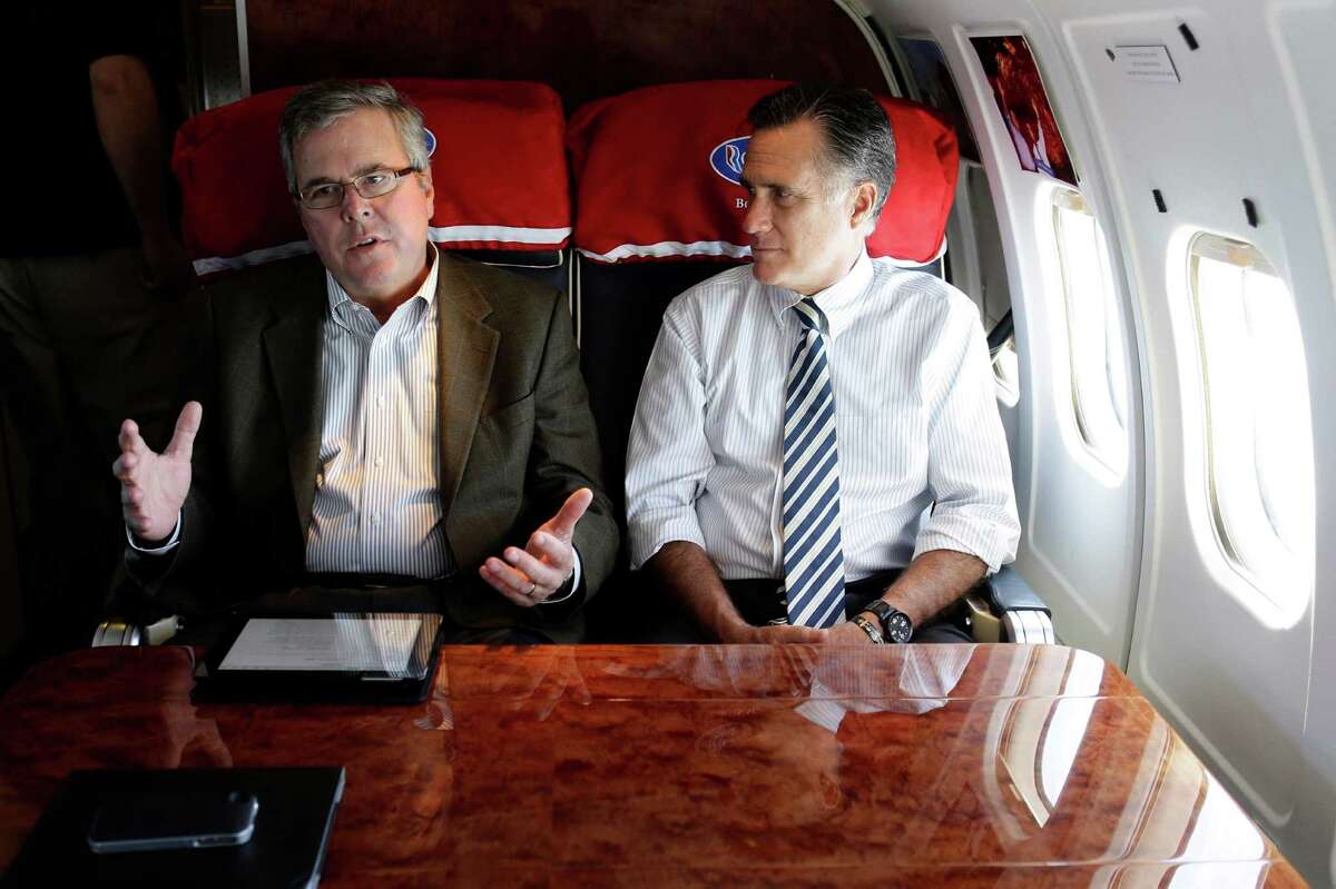 Mitt Romney vs. Jeb Bush: How do they stack up? Former Florida Gov. Jeb Bush, left, and 2012 Republican presidential nominee Mitt Romney, right, have emerged as early frontrunners for the 2016 GOP nomination. How do they compare?
