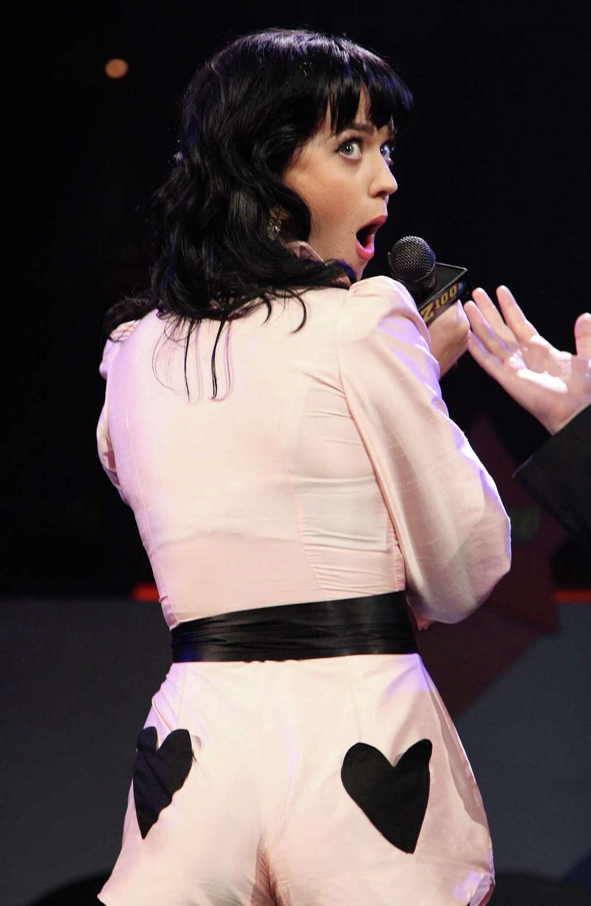 Katy Perry performs onstage during Z100's Zootopia at the IZOD Center on May 17, 2008 in East Rutherford, New Jersey.