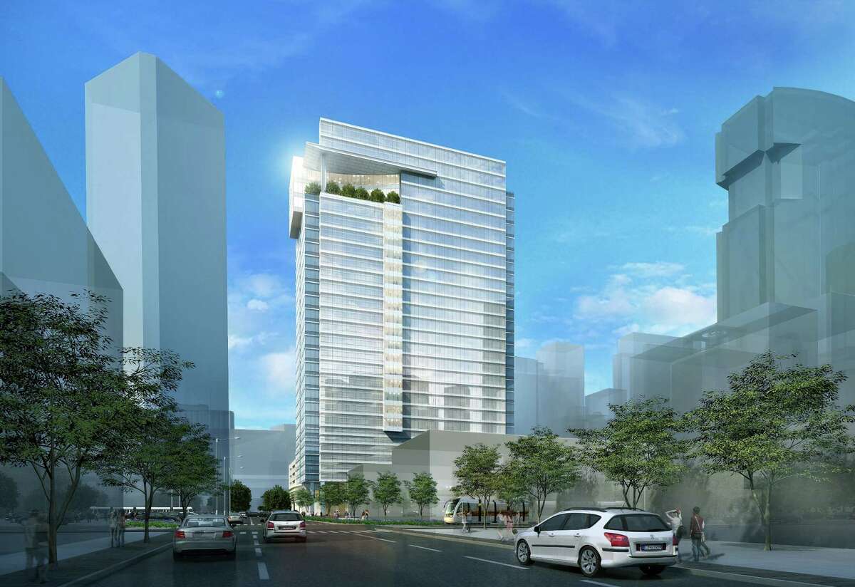 Rendering of 6 Houston Center, Caroline view HKS Architects, courtesy of Crescent