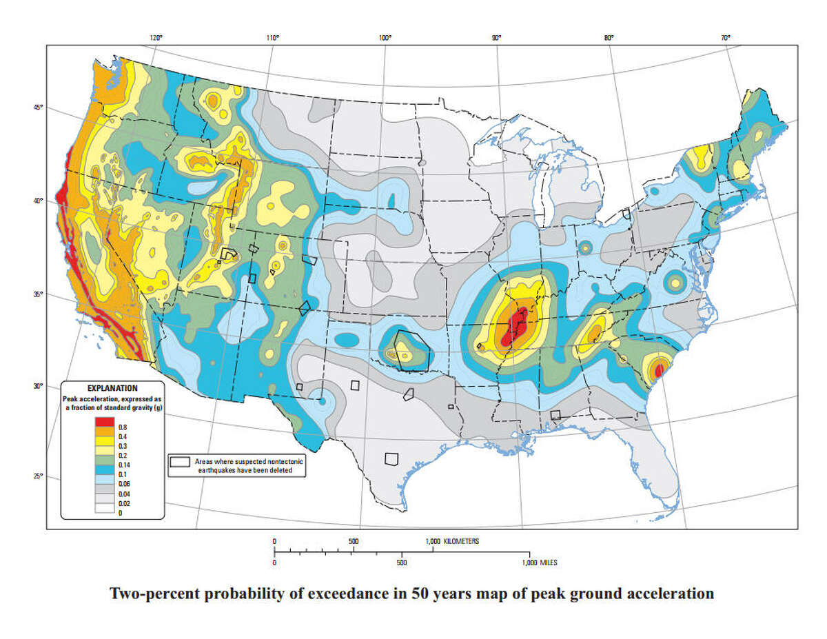 Fracking Earthquakes Map