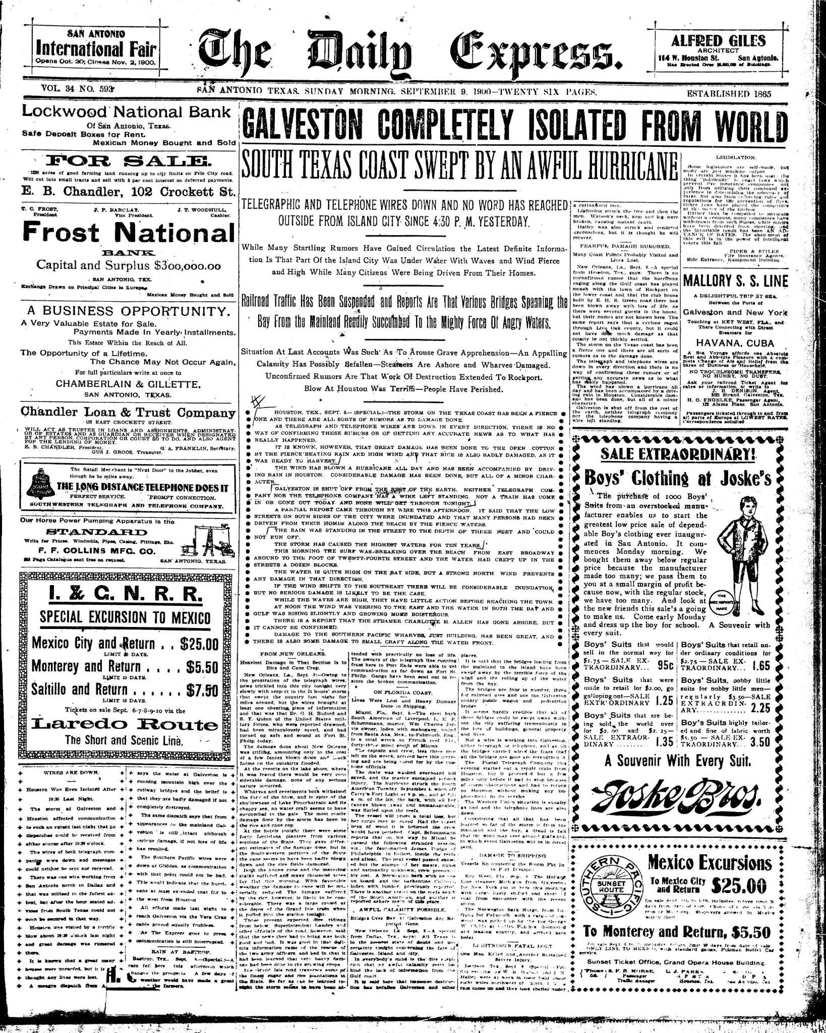 Daily Express frontpage ads conveyed much