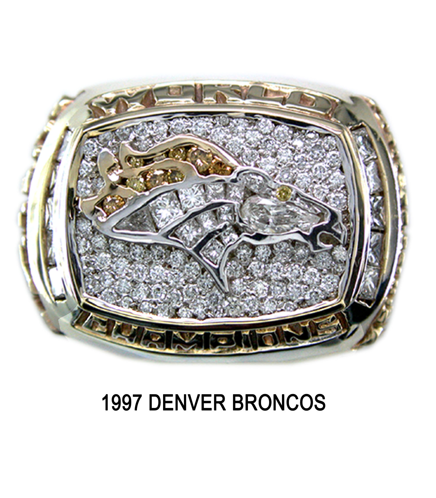 1997 denver broncos super bowl ring