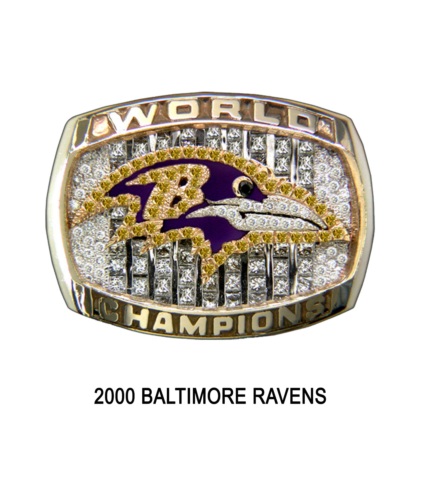 2000 Super Bowl XXXV Baltimore Ravens Championship Ring – Best Championship  Rings