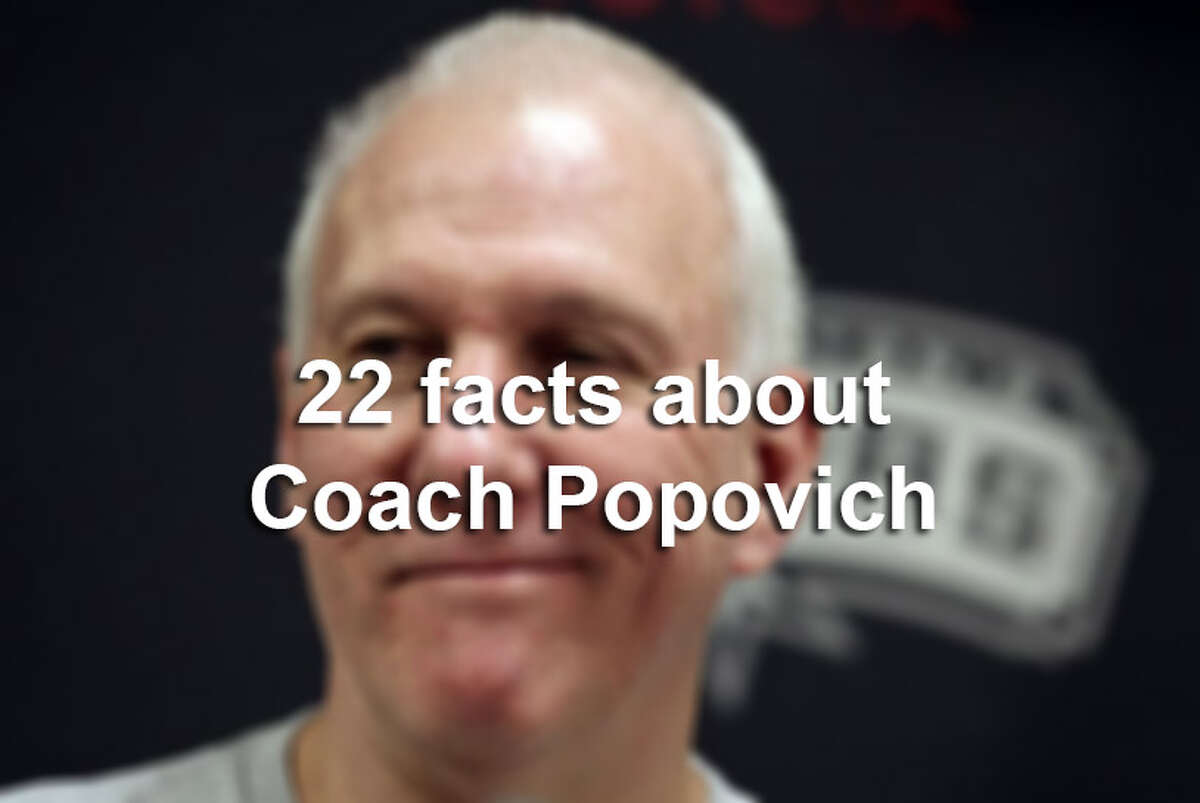 Click through the gallery to see 22 facts you probably didn't know about Gregg Popovich.
