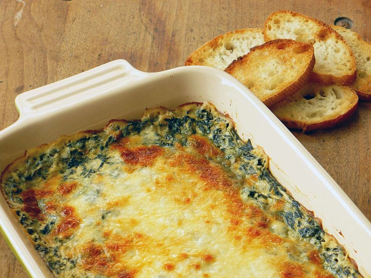 Hot Spinach DipYou don’t have to brave hot oil for some melty cheese goodness. Try this hot spinach dip instead.
