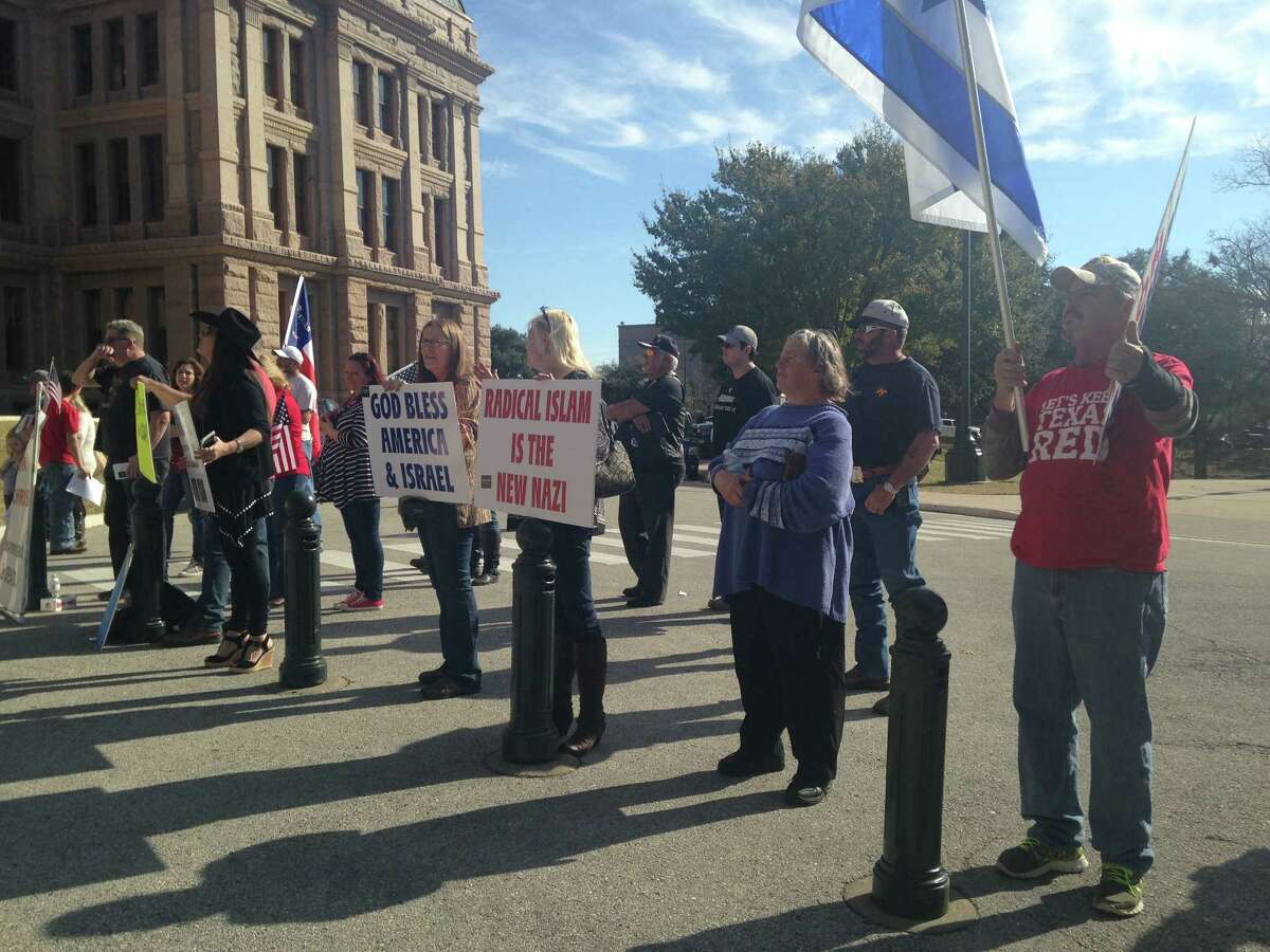 Texas Muslim Capitol Day marred by anti-Islam protesters