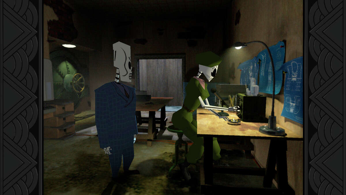 Grim Fandango Remastered is an update to Lucasarts' classic adventure game with today's gaming standards by Double Fine Productions -- updated visuals, re-recorded musical score, and new control options.