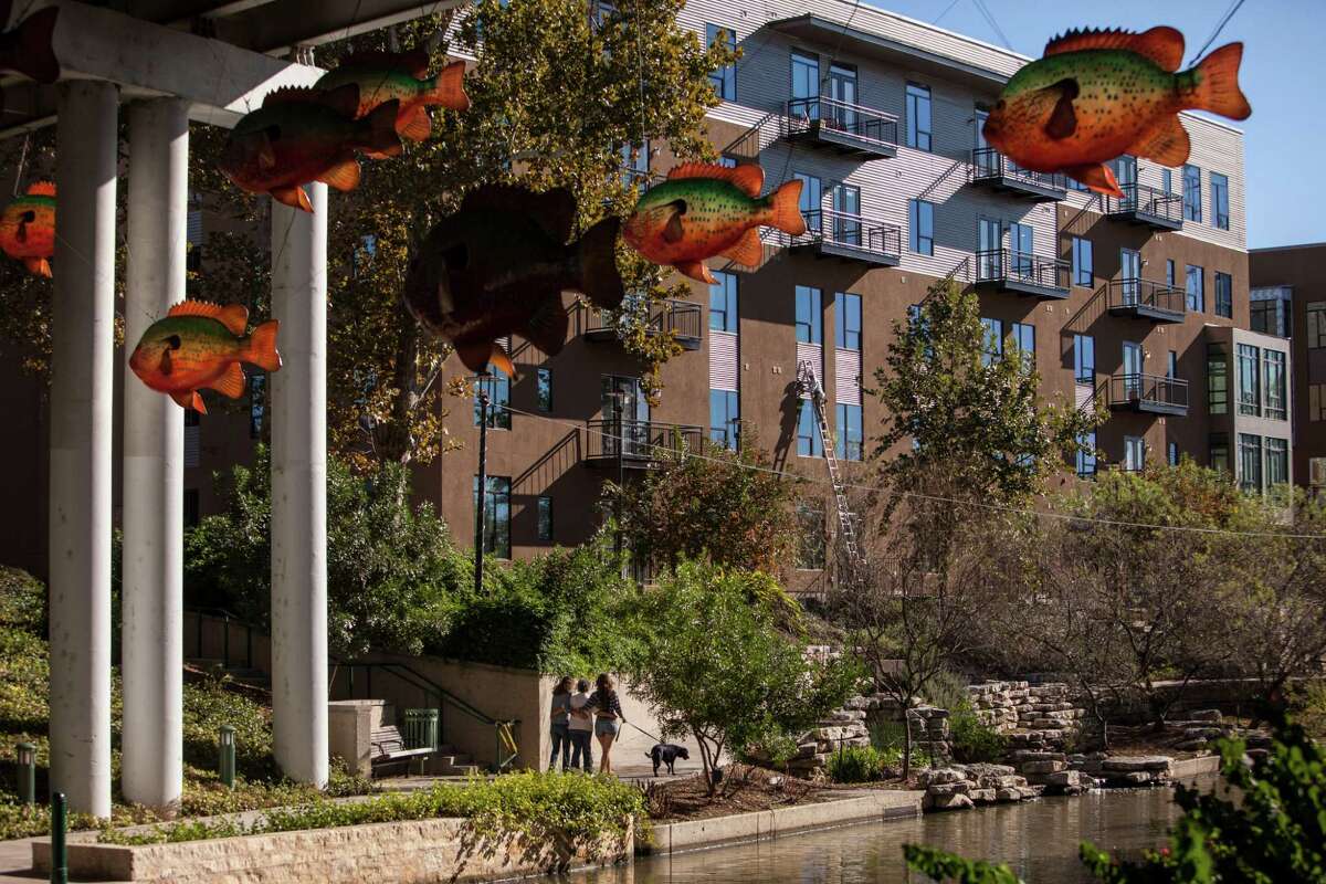 River House along the Museum Reach of the San Antonio River is one of two developments likely to boost the area’s apartment and condo units from 1,000 to 1,700 by the end of the year.