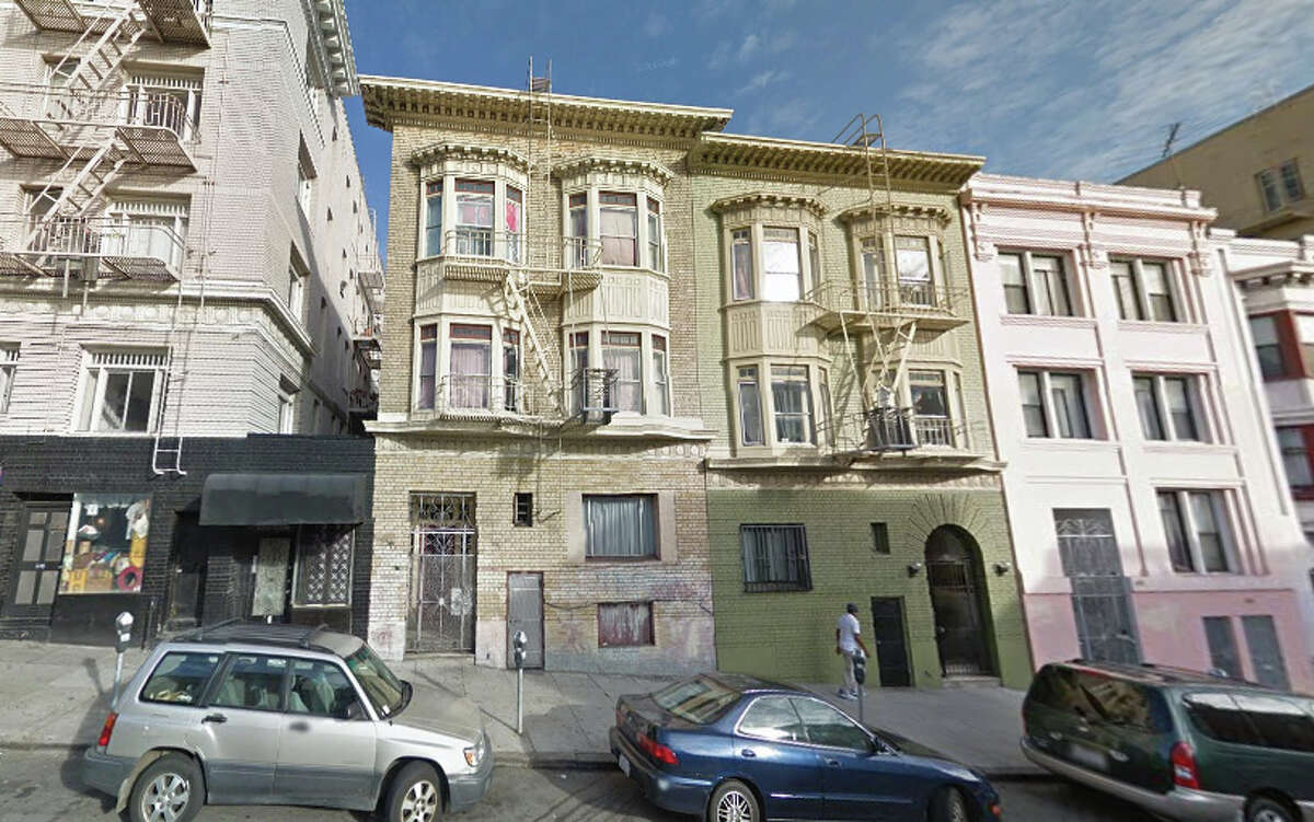 A fire 642 Hyde Street in San Francisco displaced 18 residents.