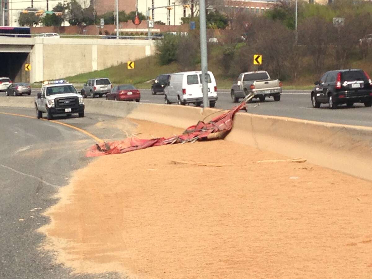 texas freeway express lane shut down