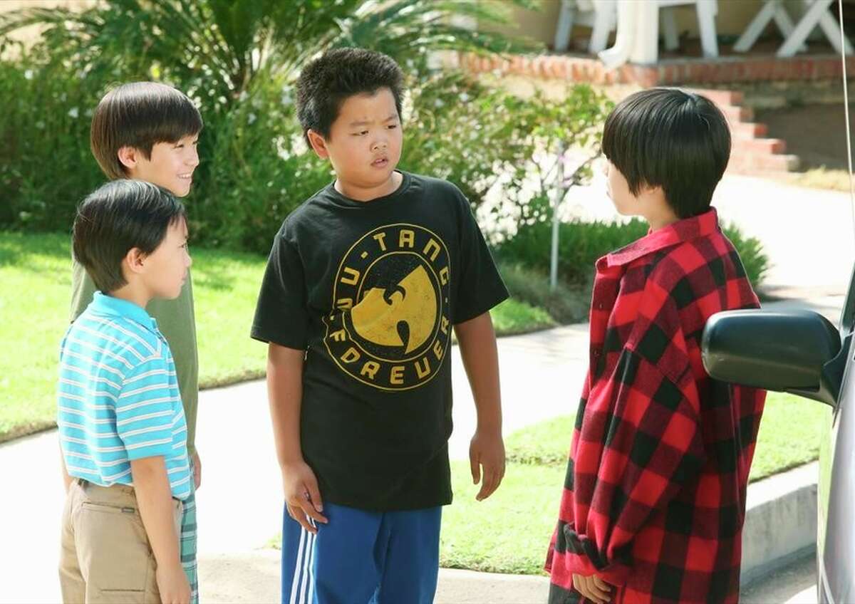 Ian Chen (left), Forrest Wheeler, Hudson Yang, Lance Dae Lim appear in a xxx set in the '' '''' ''90s.