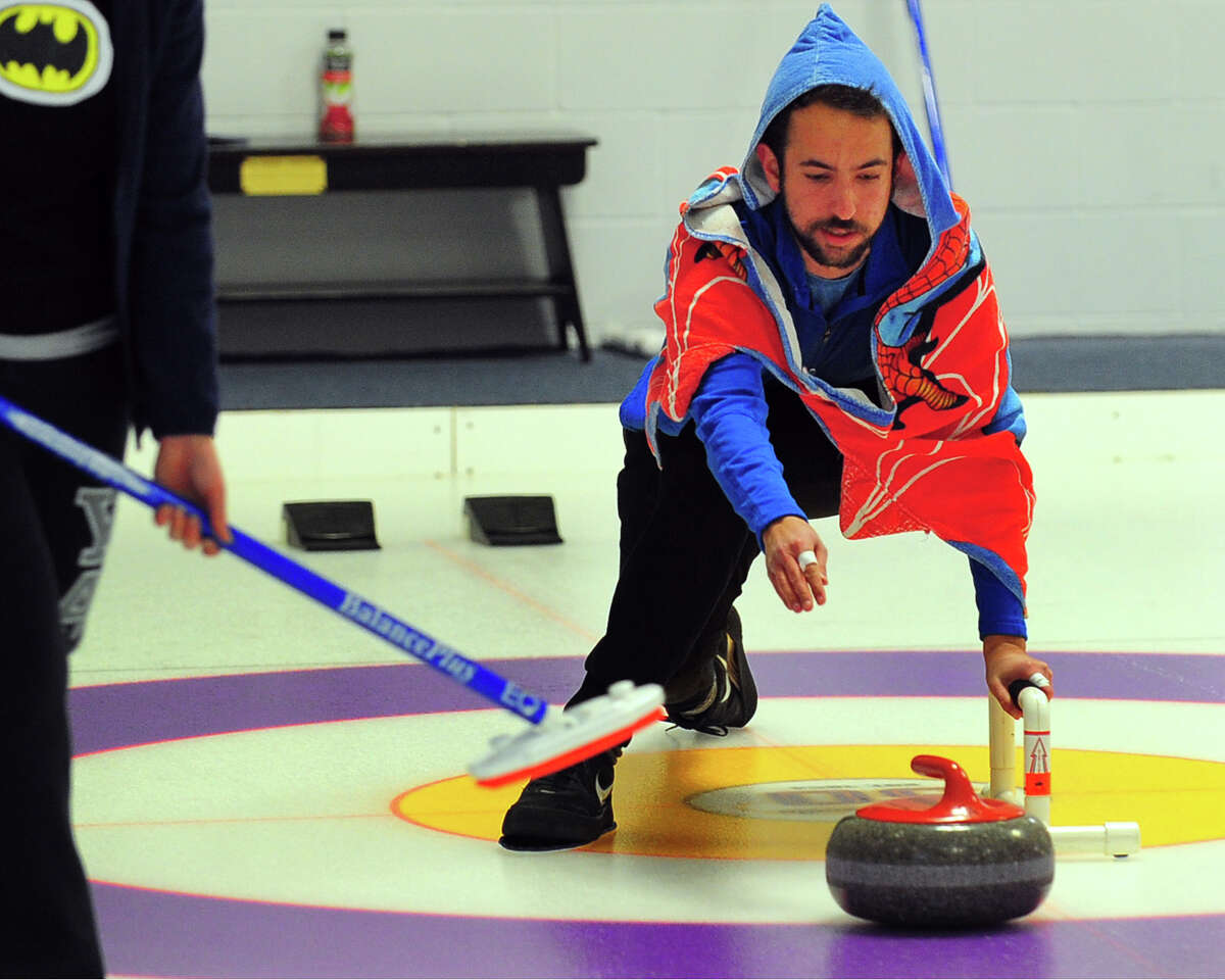 Superheroes on ice in Bridgeport