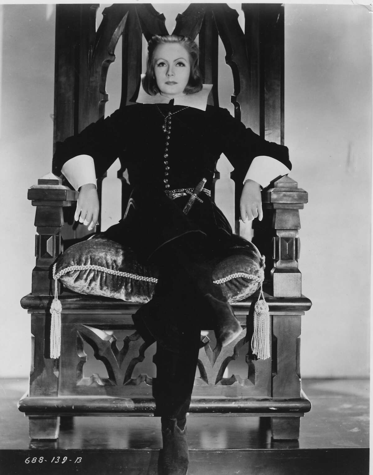 Greta Garbo in "Queen Christina" (1933).