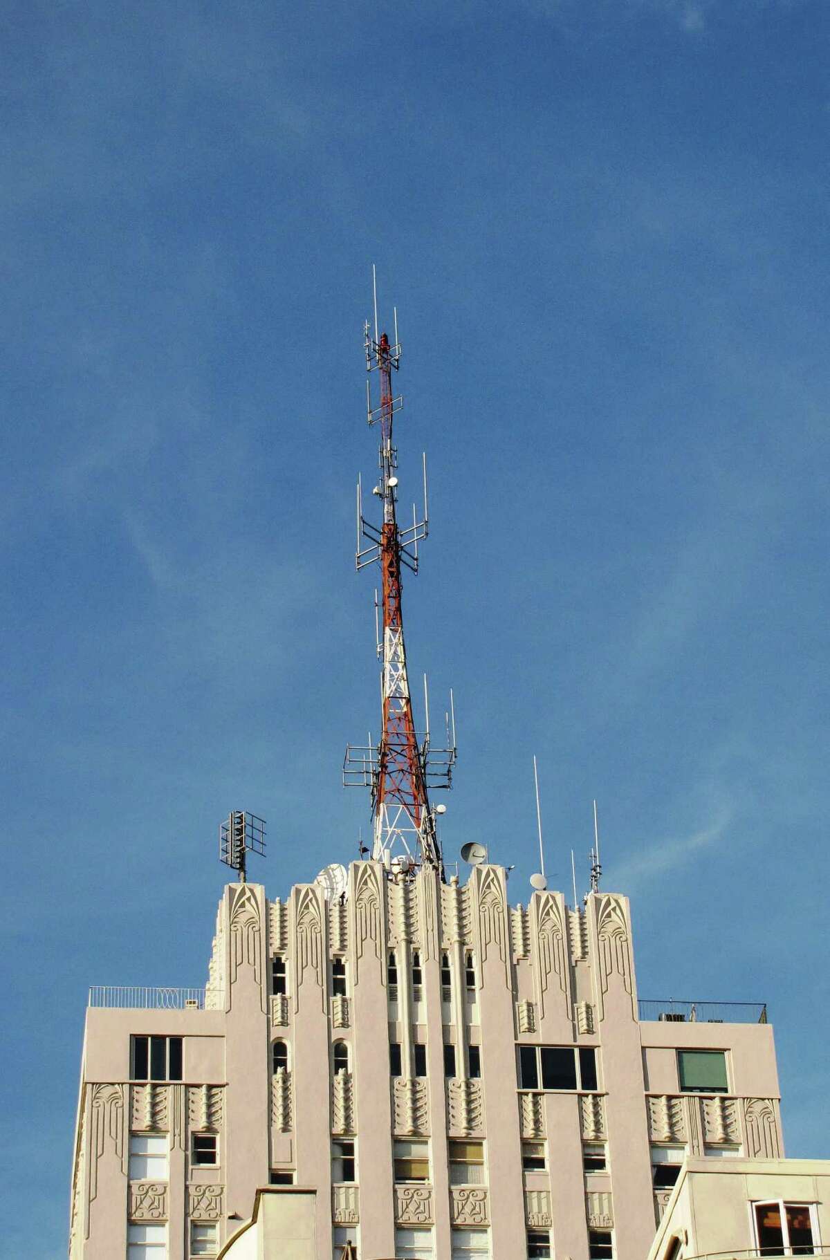 Nob Hill’s highest point a radio tower atop an Art Deco jewel