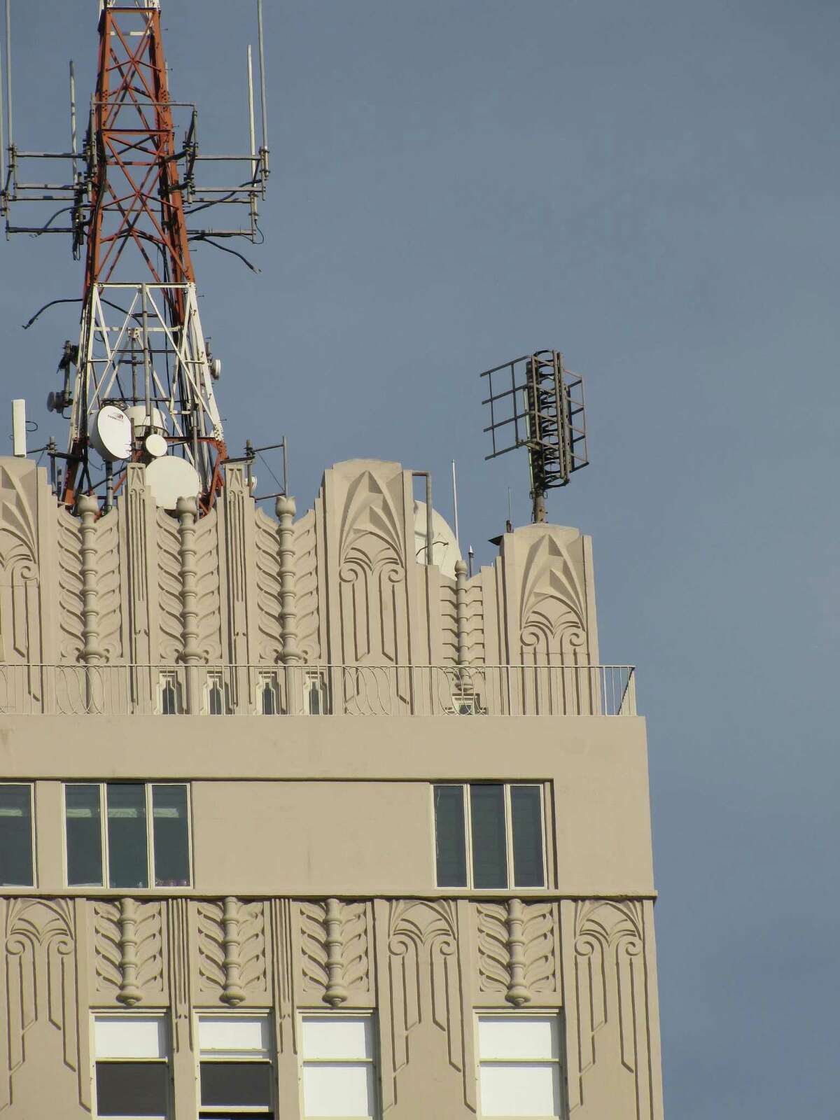 Nob Hill’s highest point a radio tower atop an Art Deco jewel