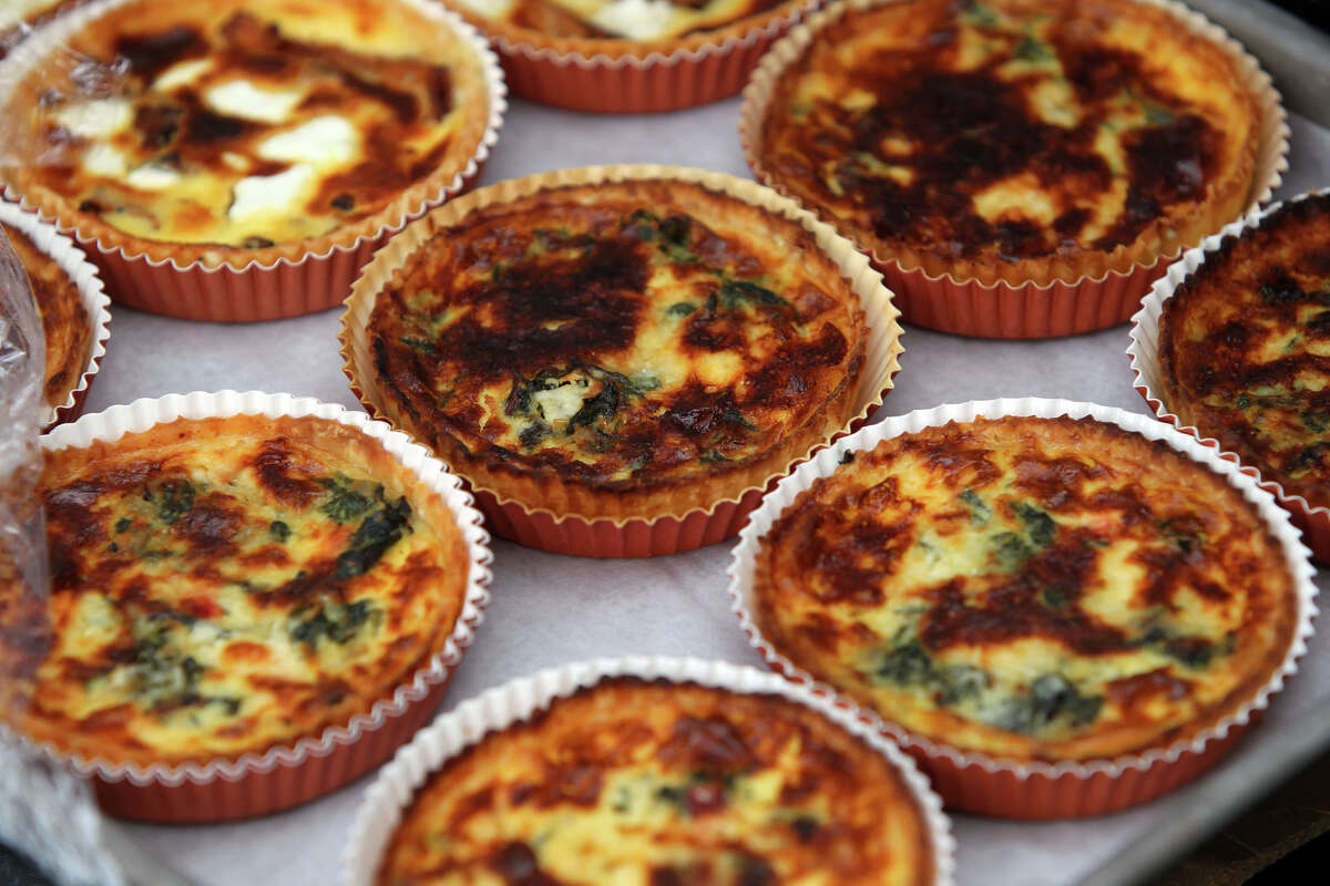 Small quiches from Bakery Lorraine.