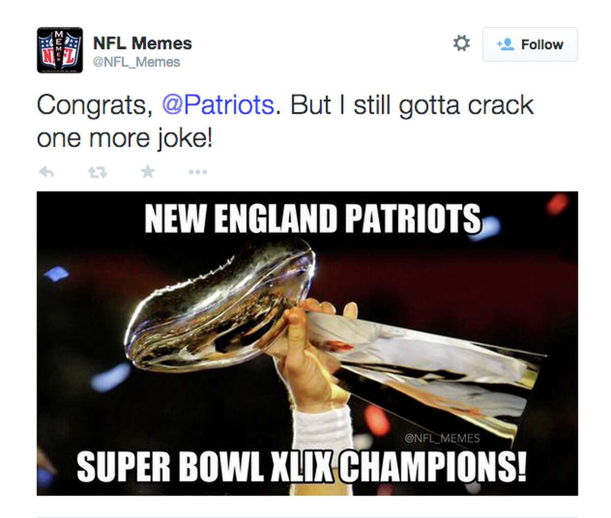 The funniest memes of Super Bowl XLIX