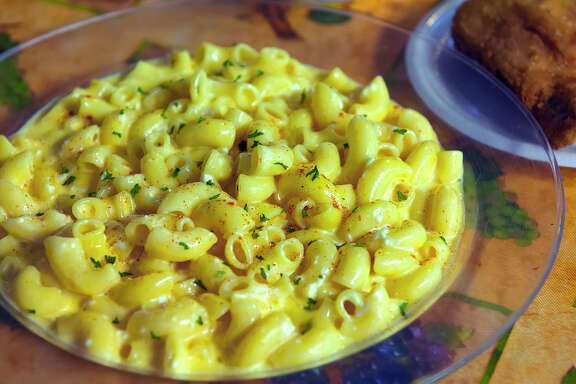 Photos of macaroni and cheese at Mr. And Mrs. G's Home Cooking.