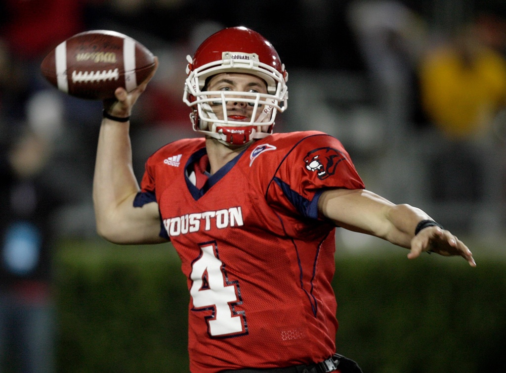 HOUSTON COUGARS Football Legends Case Keenum Andre Ware Kolb Name