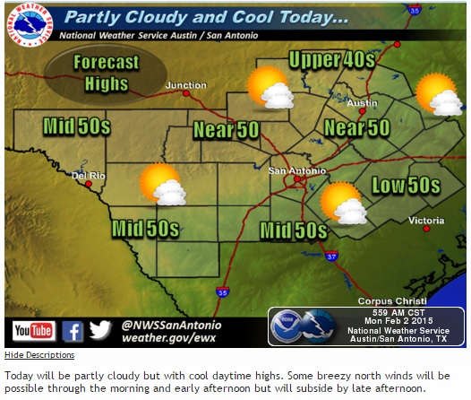 Rain, chilly temps expected to start the week in San Antonio