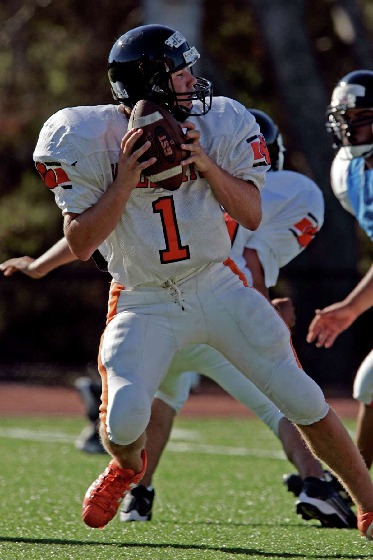 Julian Edelman 1 Woodside High School Wildcats Black Football