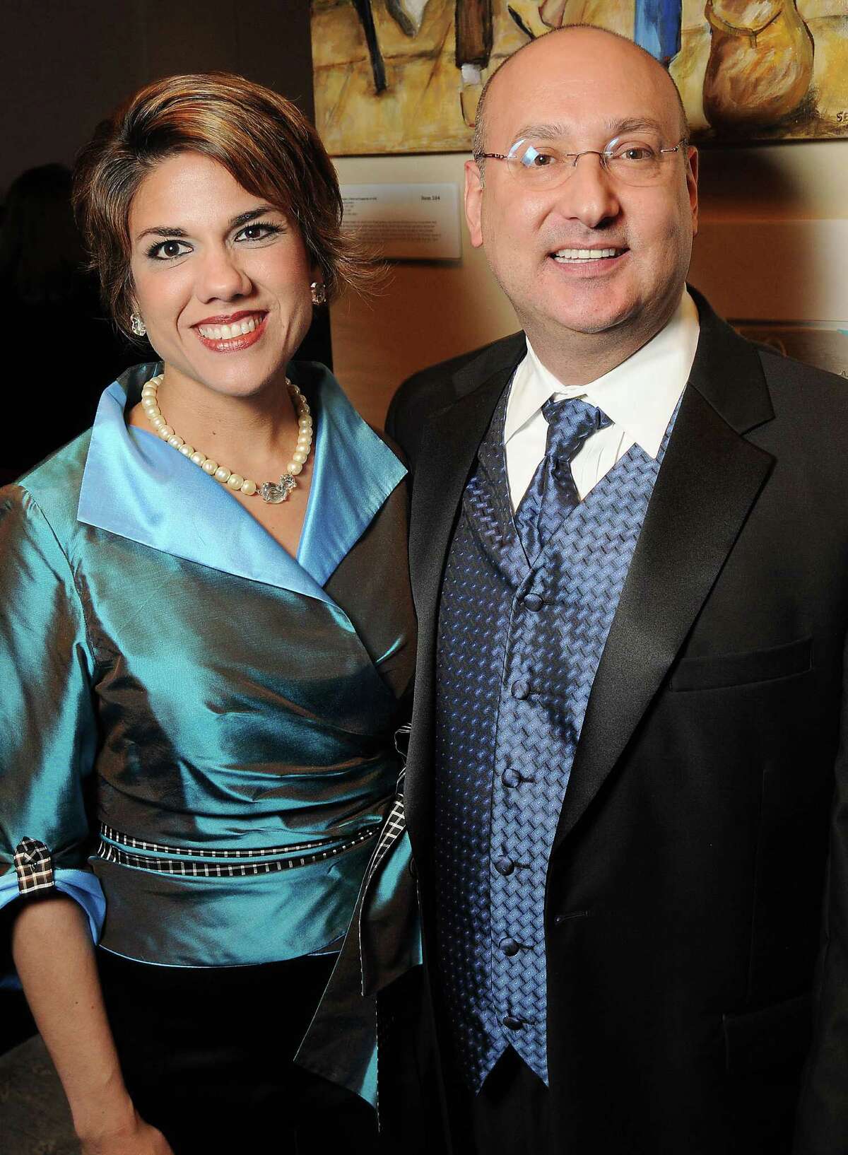 Dee Dee and Gilbert Garcia at Celebrating 40 Years: University of Houston- Downtown Gala at the JW Marriott Downtown Friday Jan. 23,2015.(Dave Rossman For the Chronicle)