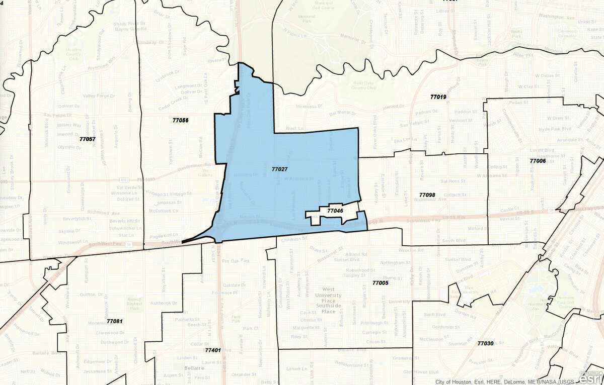 Where 20somethings are living in Houston