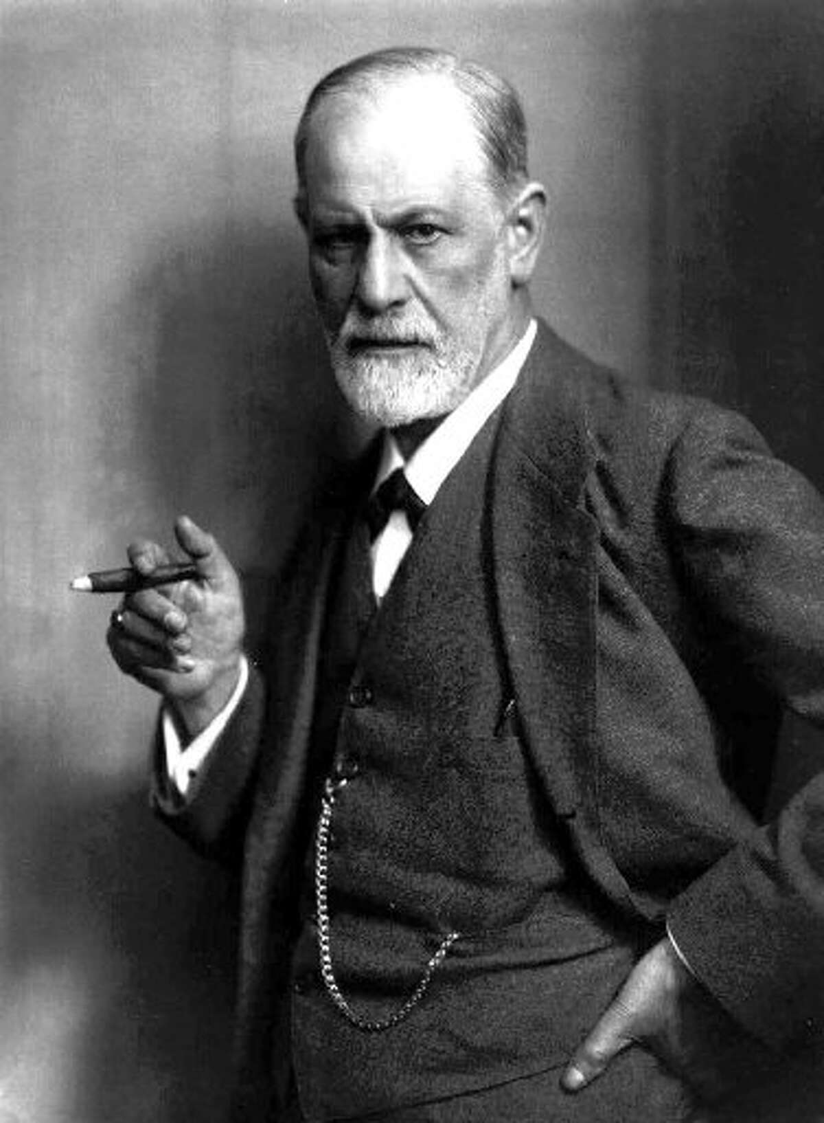 Sigmund Freud with cigar, which was just a cigar.