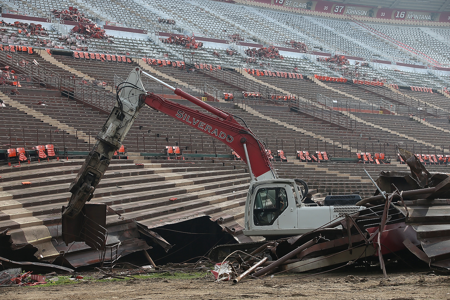 Candlestick Park Being Demolished