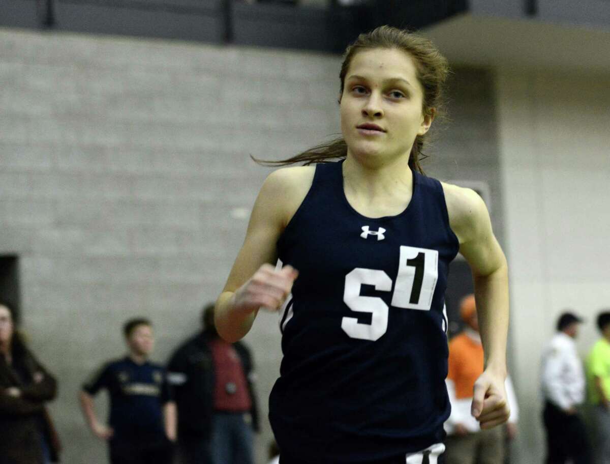 Staples girls win first indoor track championship in 28 years