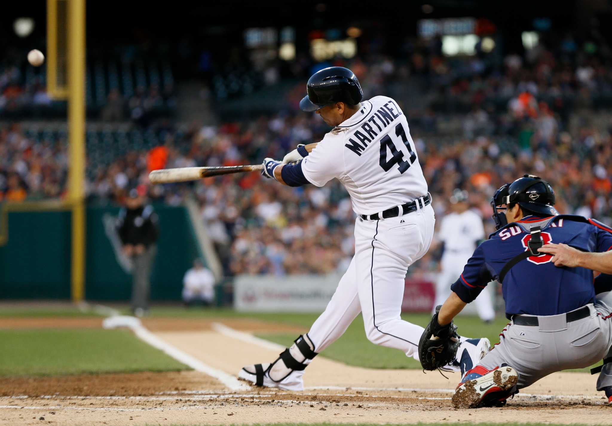 Love the Batting Gloves ~ Detroit Tigers Facebook Page ~ Victor Martinez