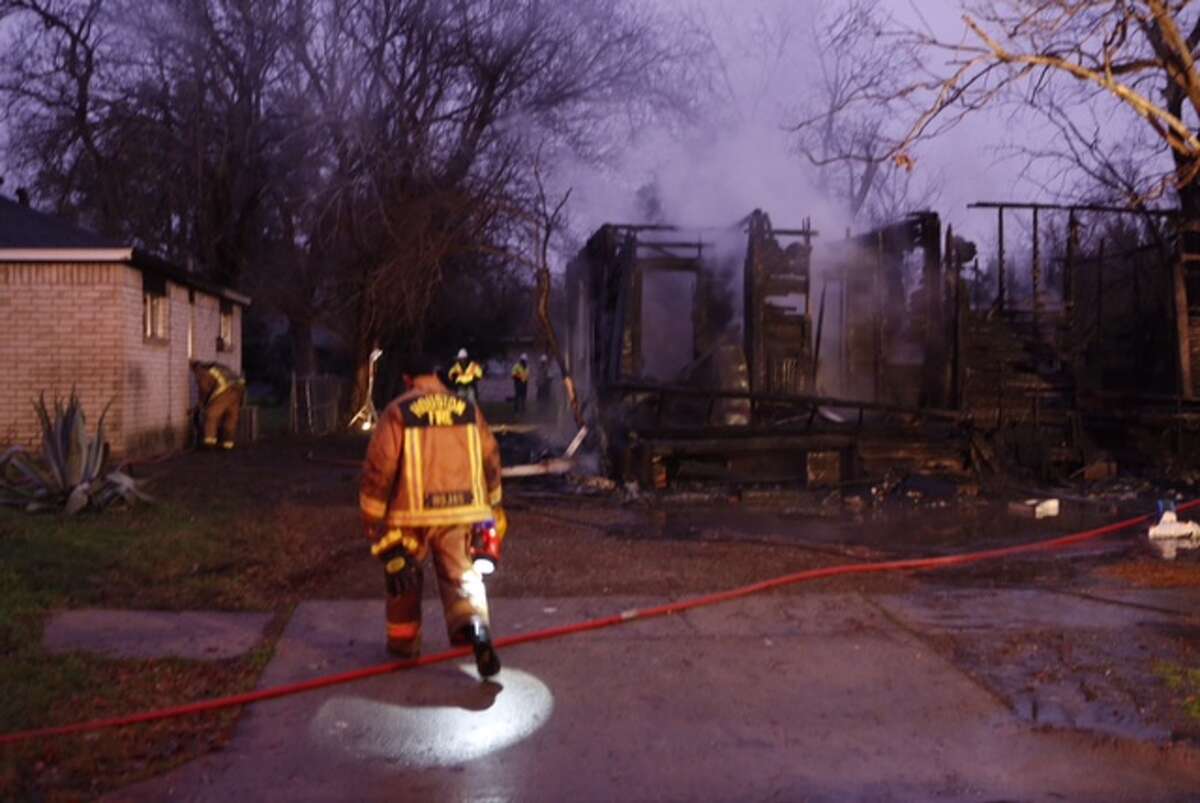 Fire Guts Home In Nw Houston